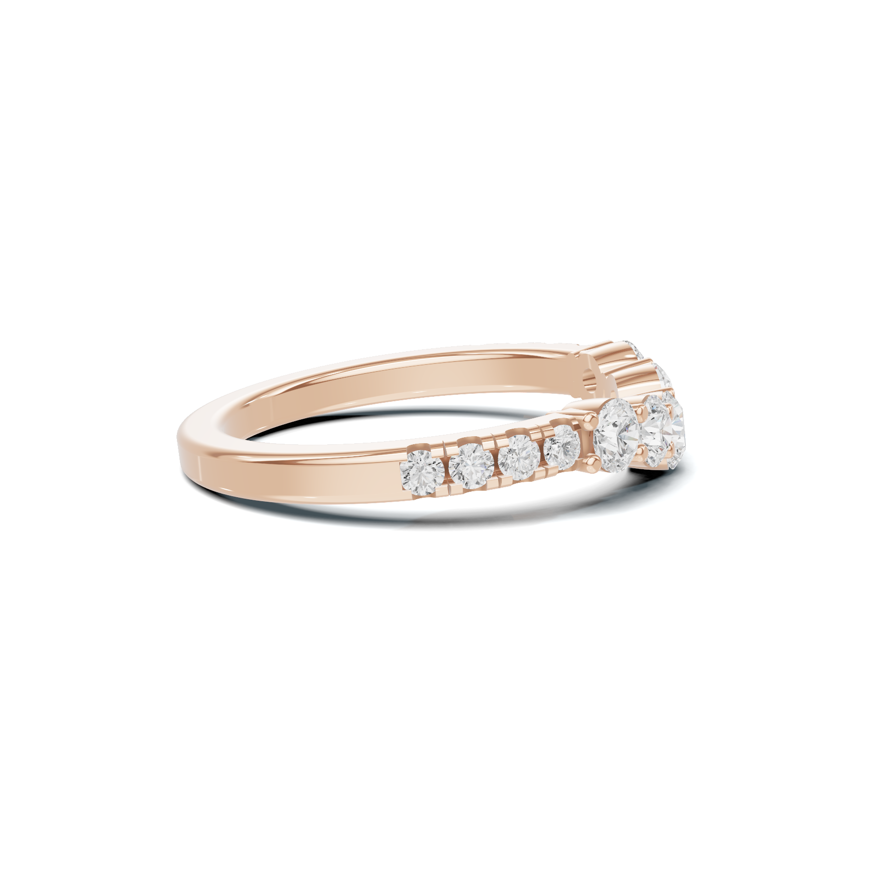 Graduated Scalloped Anniversary Ring