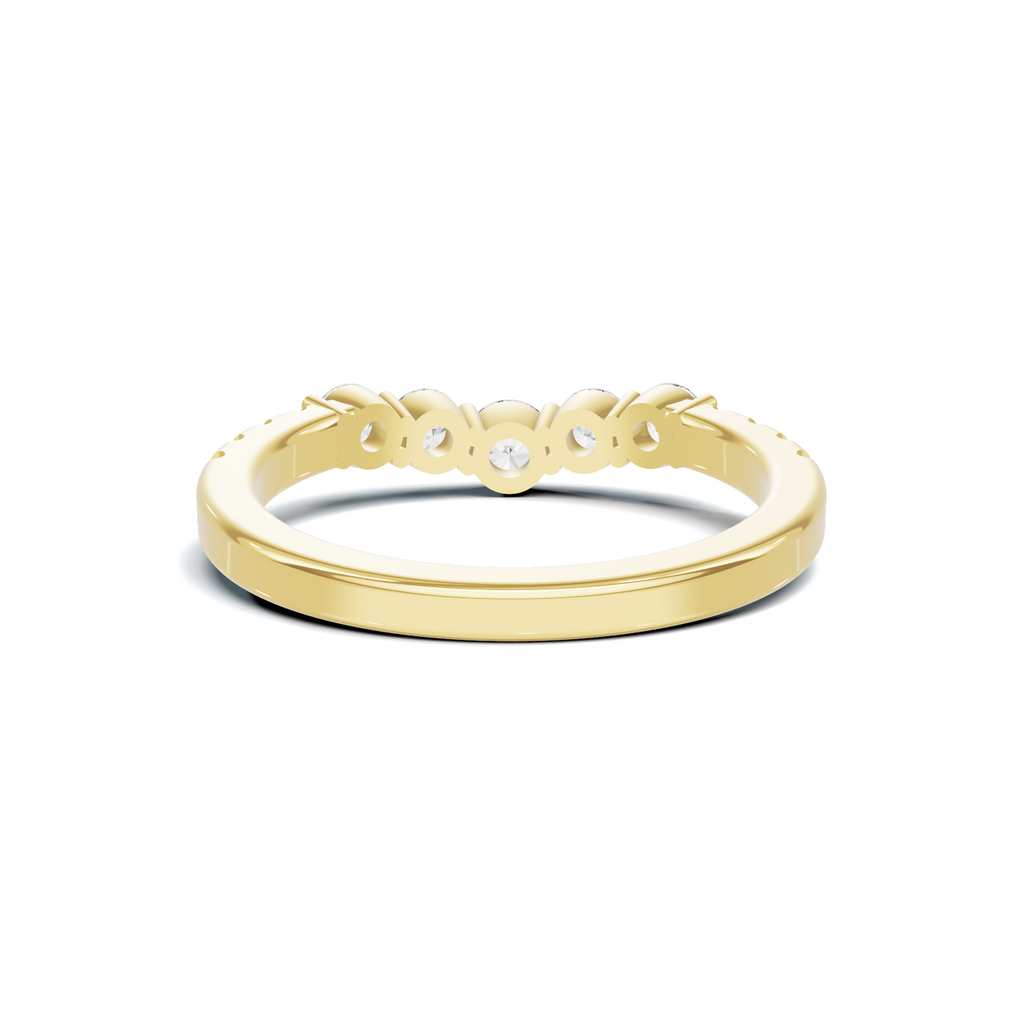Graduated Scalloped Anniversary Ring