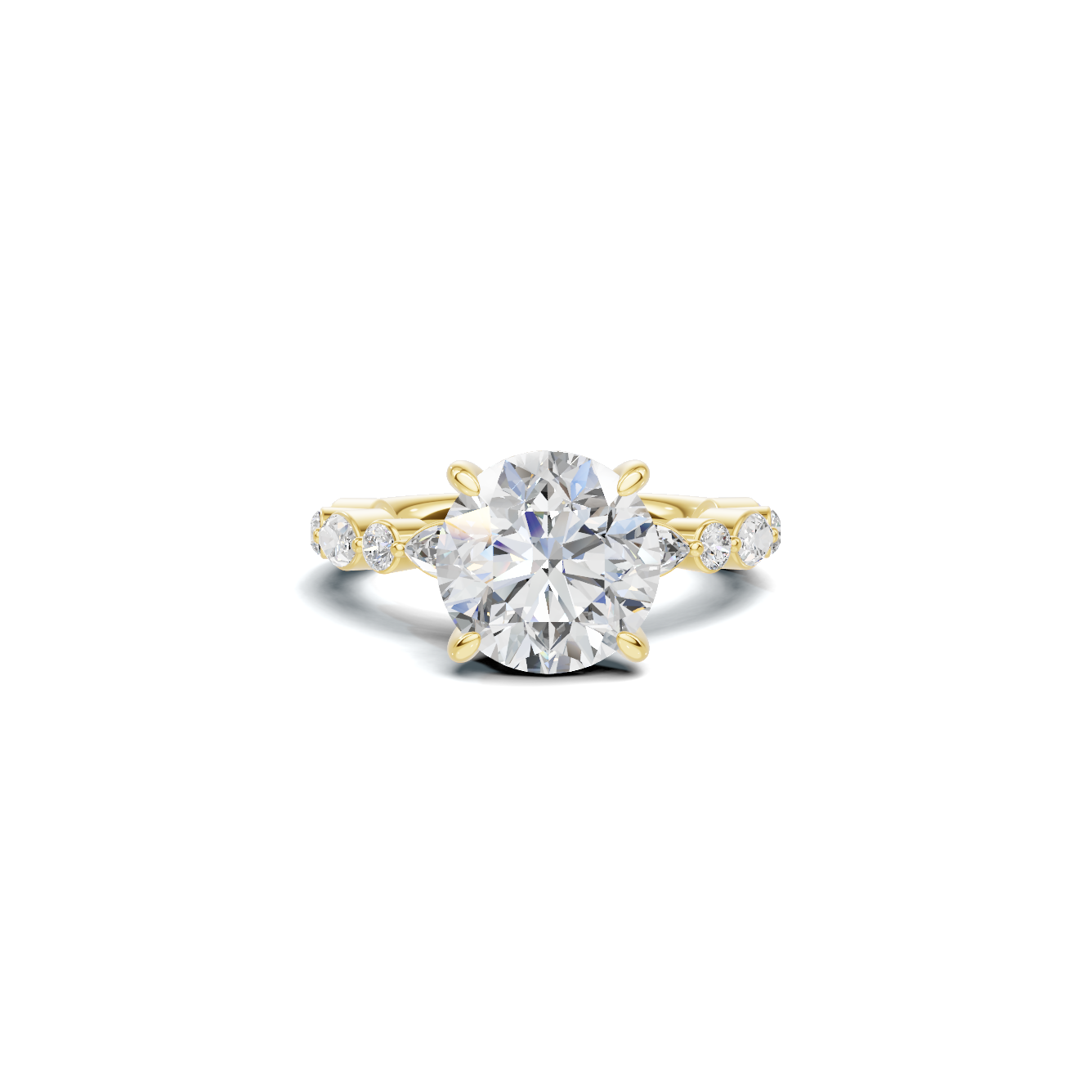 Grand Accented Band Ring