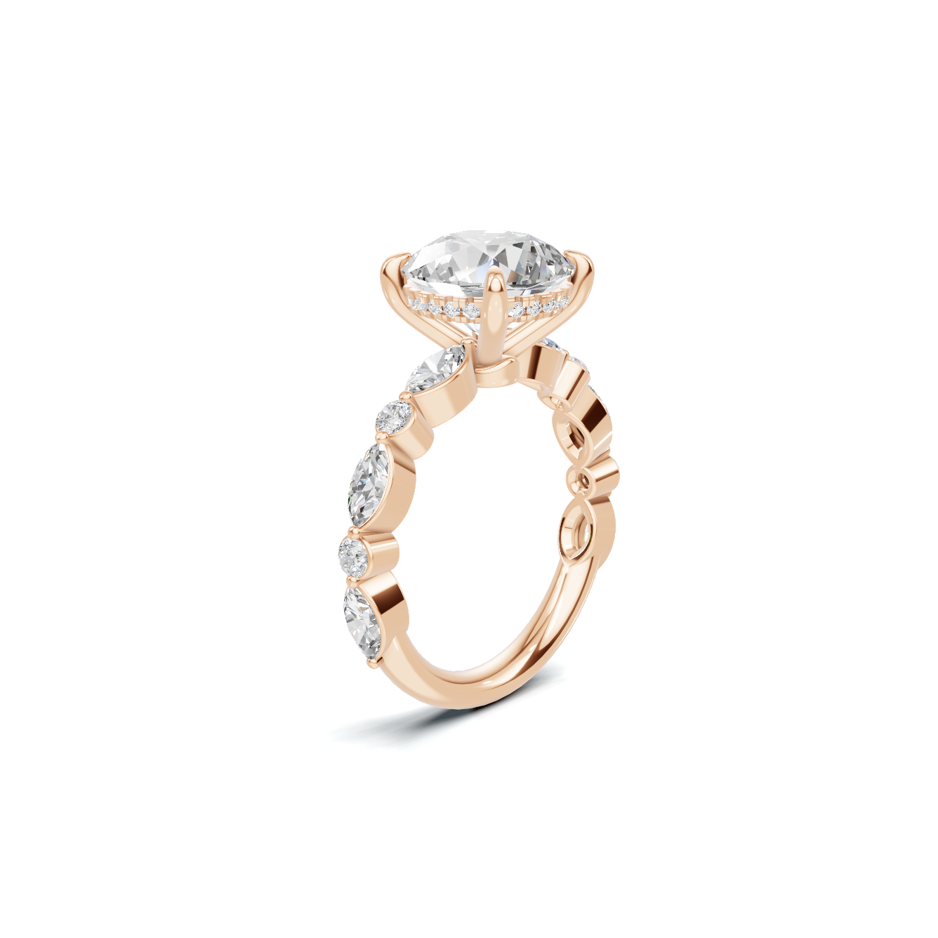 Grand Accented Band Ring