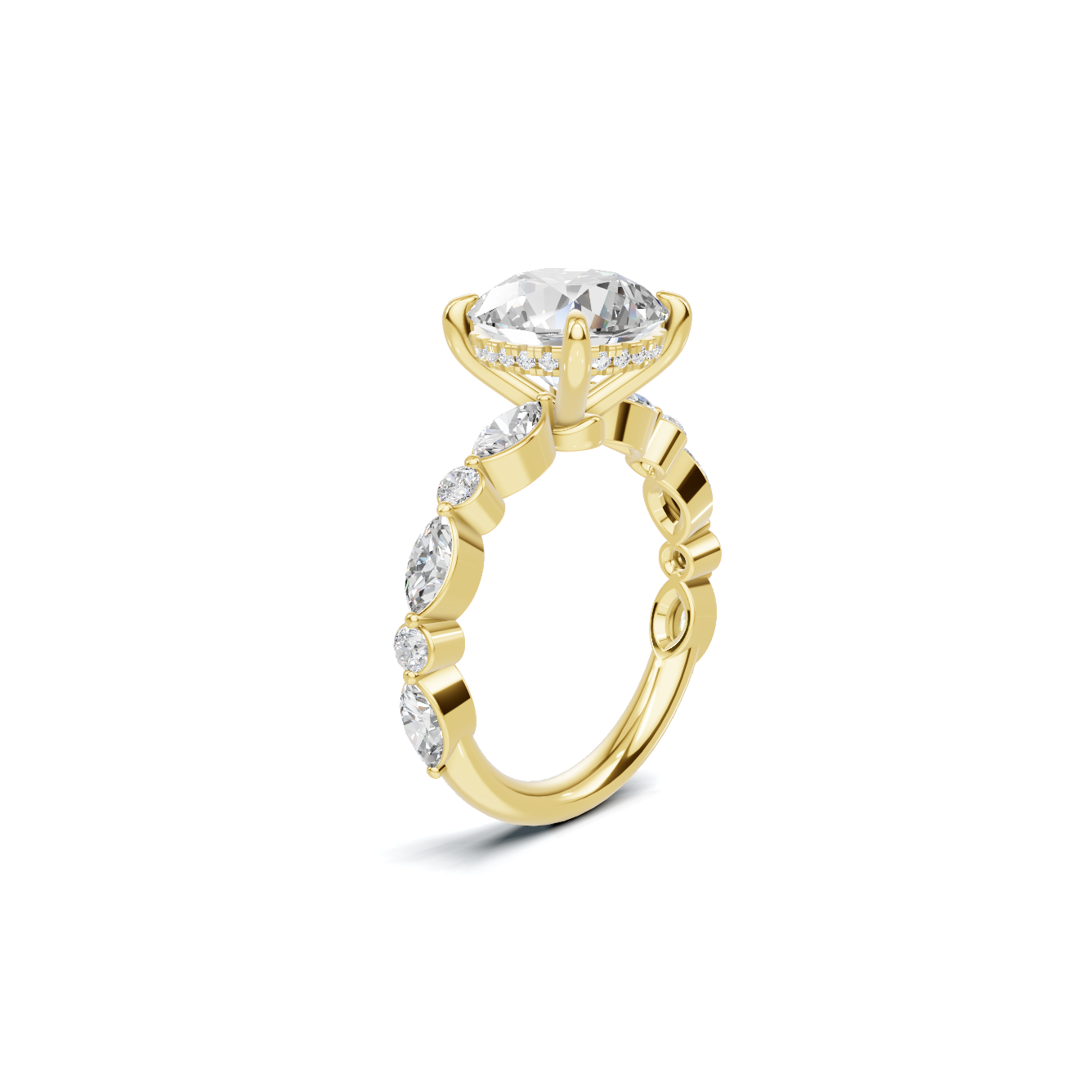 Grand Accented Band Ring