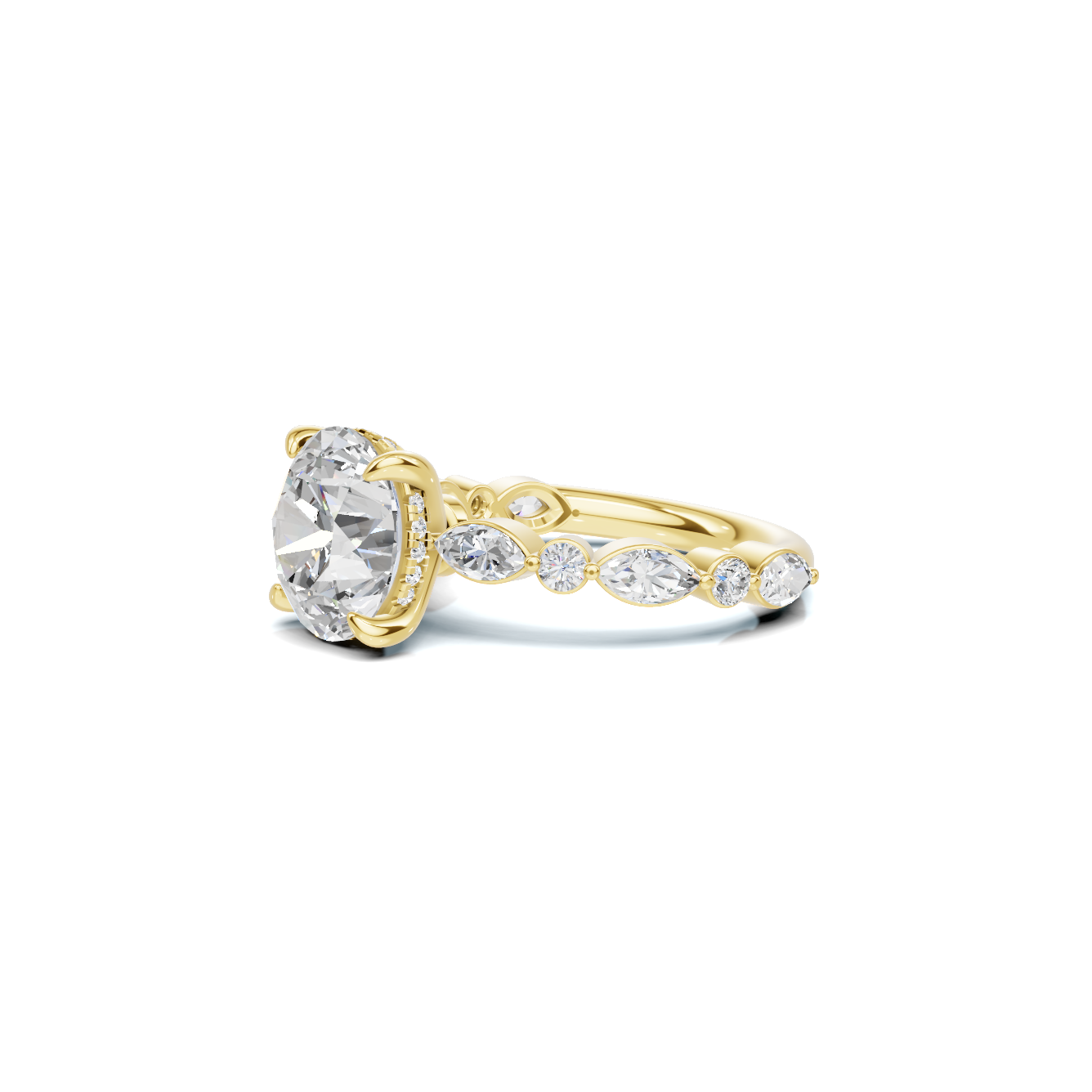 Grand Accented Band Ring