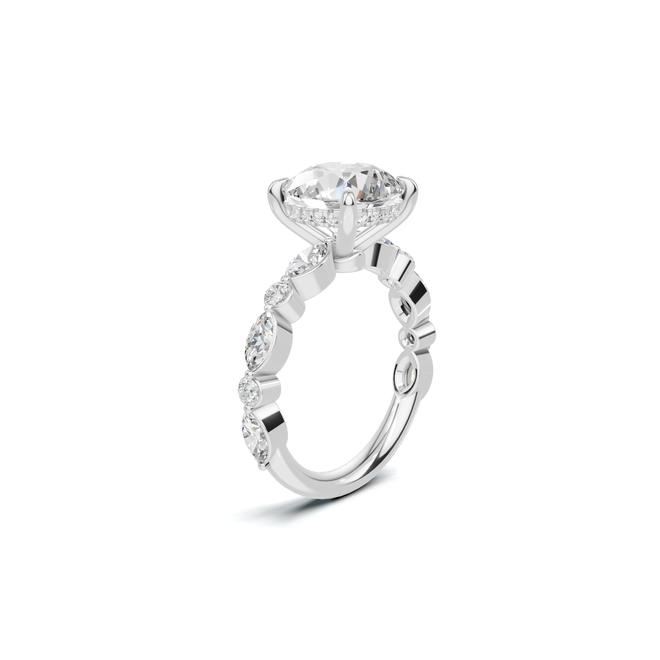 Grand Accented Band Ring