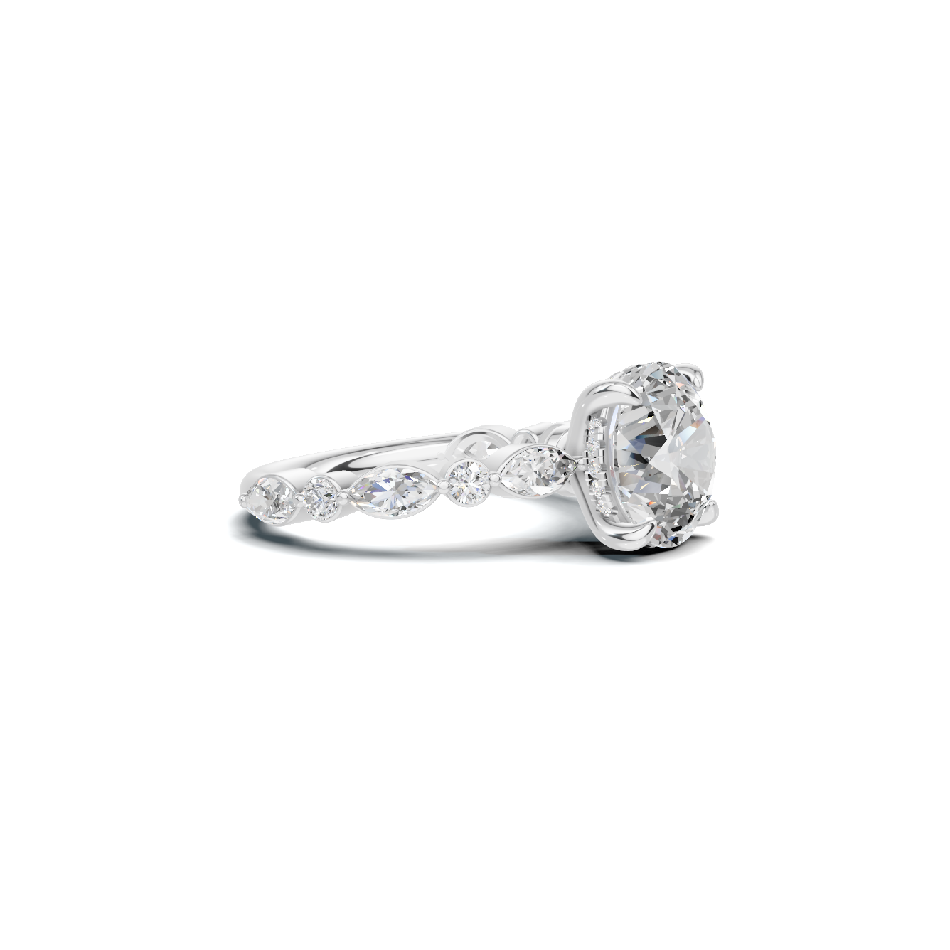 Grand Accented Band Ring
