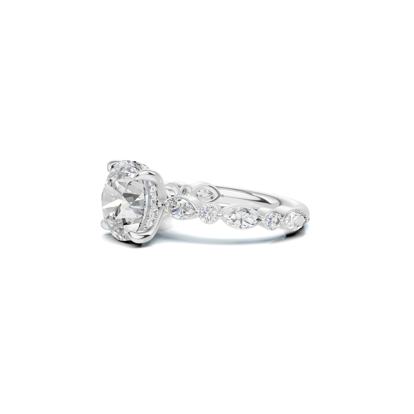 Grand Accented Band Ring