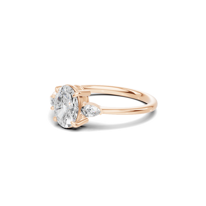 Grand Brilliant Three Stone Ring