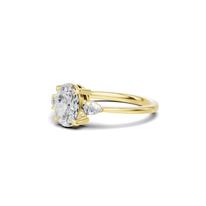 Grand Brilliant Three Stone Ring