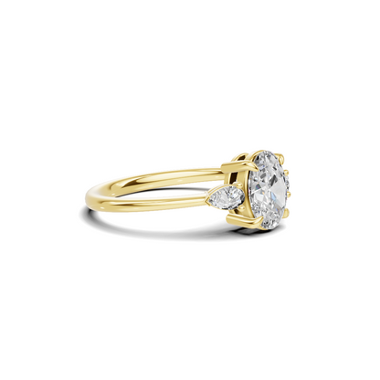 Grand Brilliant Three Stone Ring