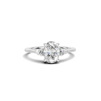 Grand Brilliant Three Stone Ring