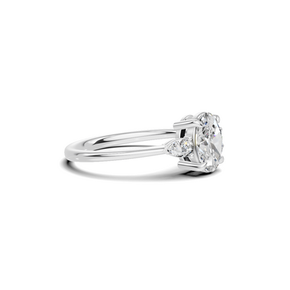 Grand Brilliant Three Stone Ring