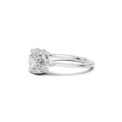 Grand Brilliant Three Stone Ring