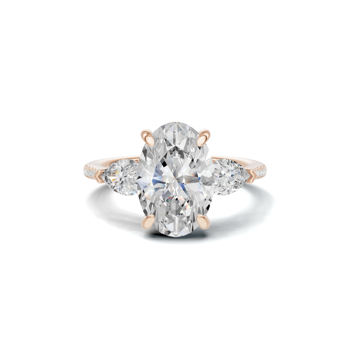Grand Elegant Accented Statement Ring