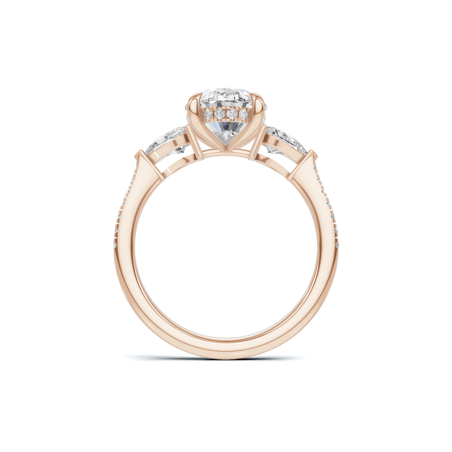Grand Elegant Accented Statement Ring