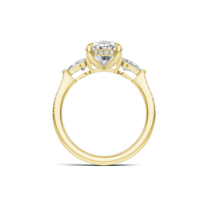 Grand Elegant Accented Statement Ring