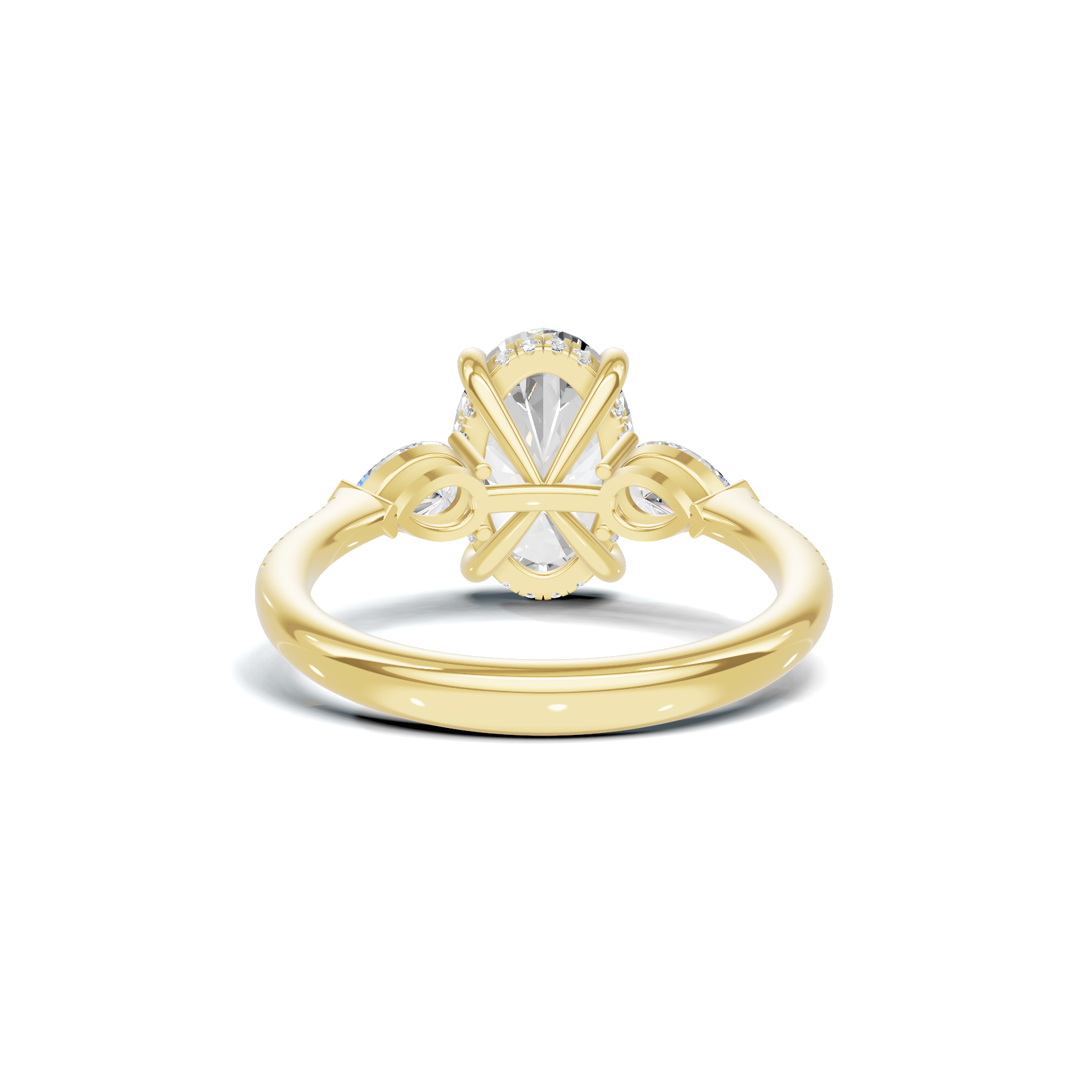 Grand Elegant Accented Statement Ring