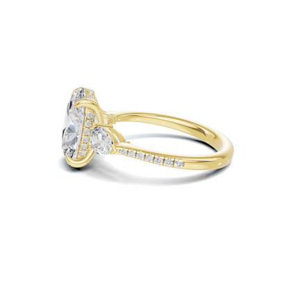 Grand Elegant Accented Statement Ring