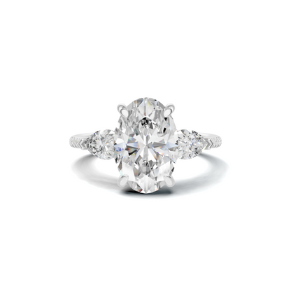 Grand Elegant Accented Statement Ring