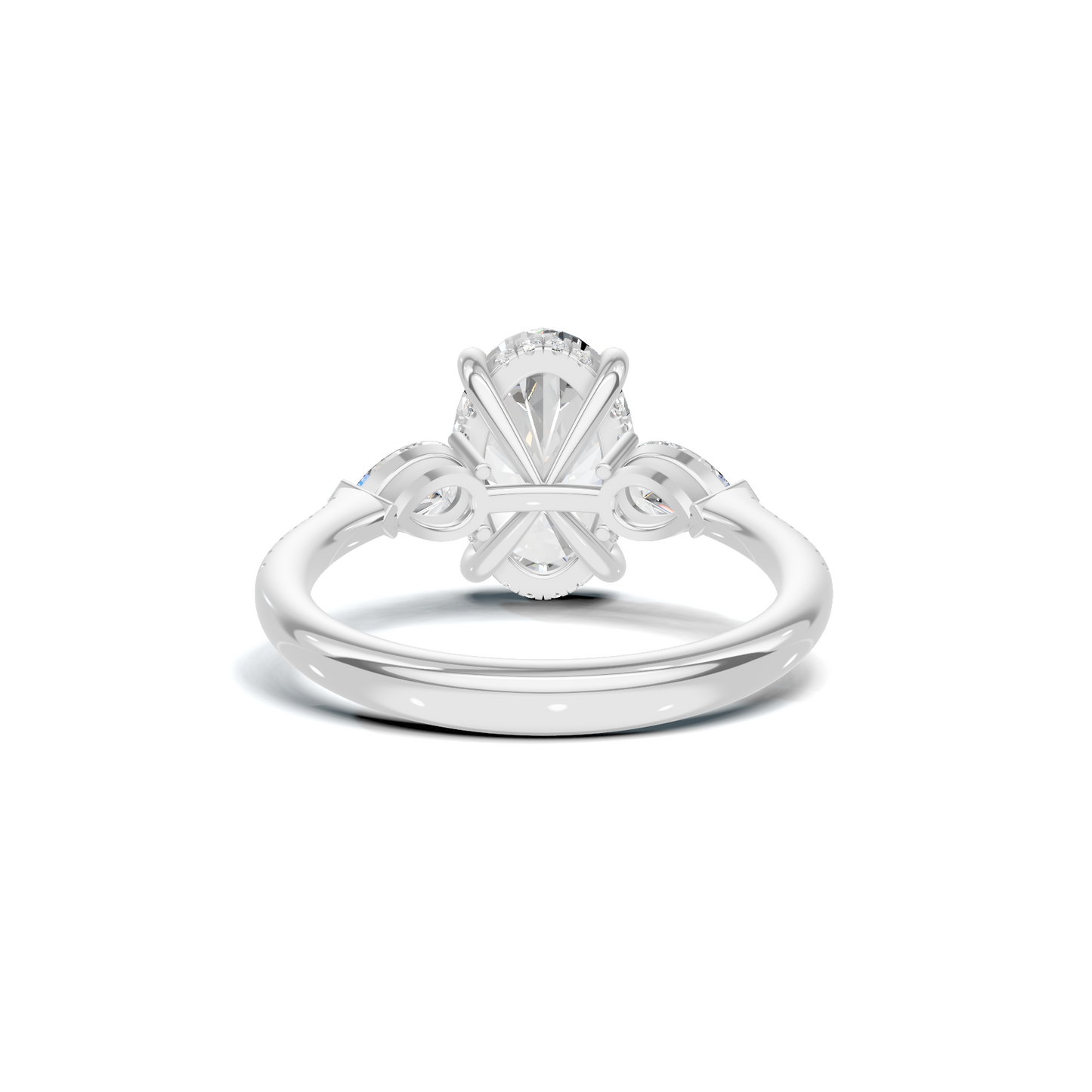 Grand Elegant Accented Statement Ring