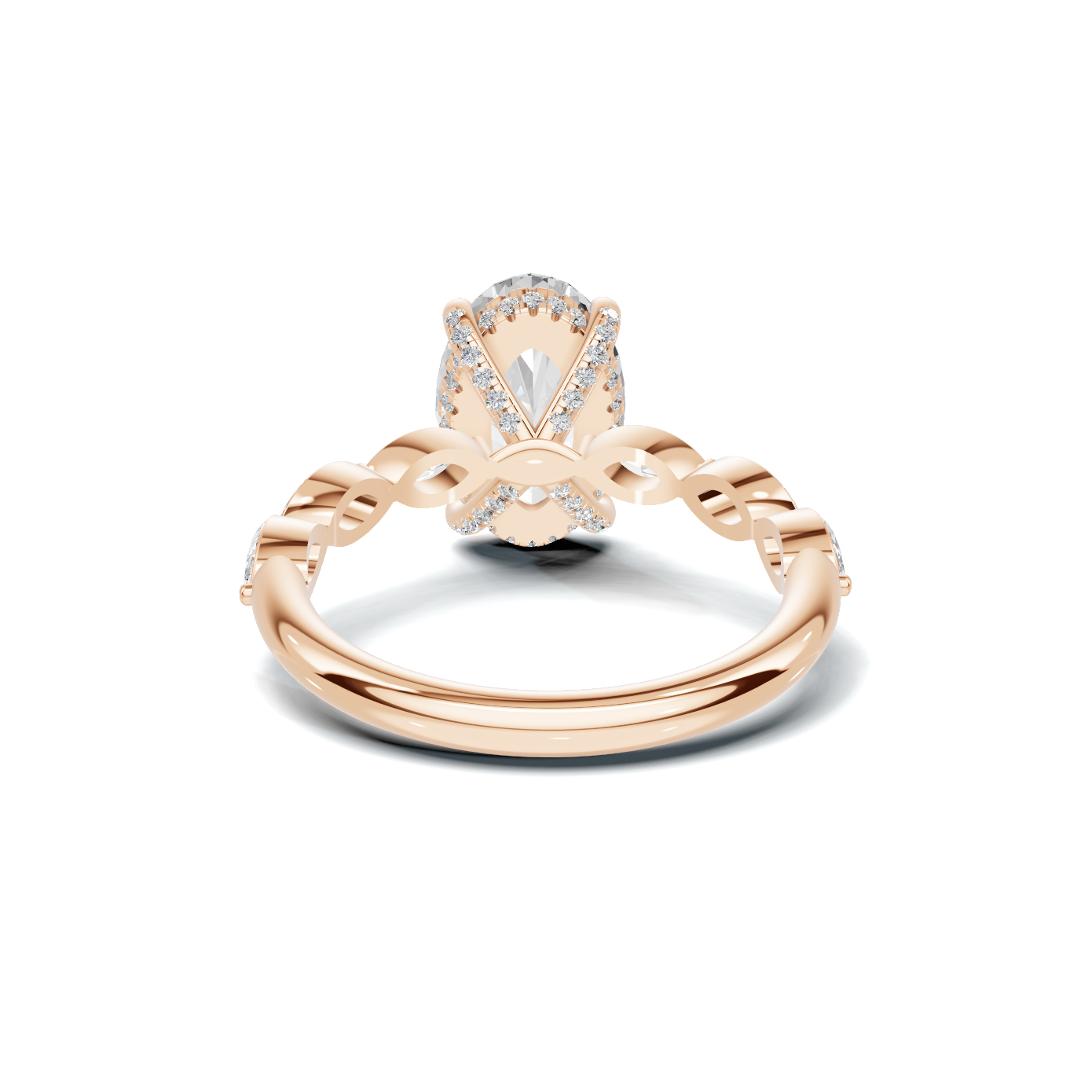Grand Elegant Marquise Accented Ring