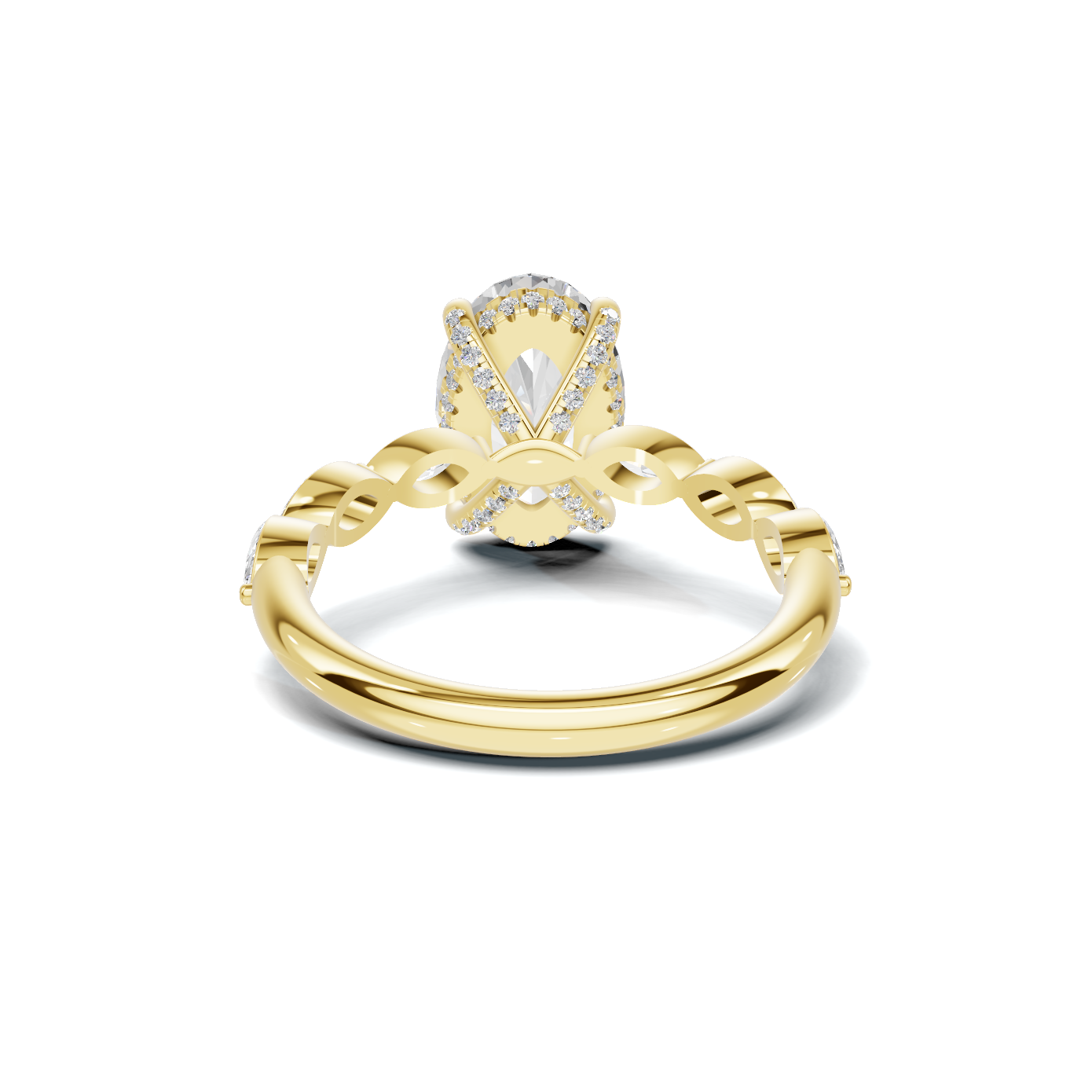 Grand Elegant Marquise Accented Ring