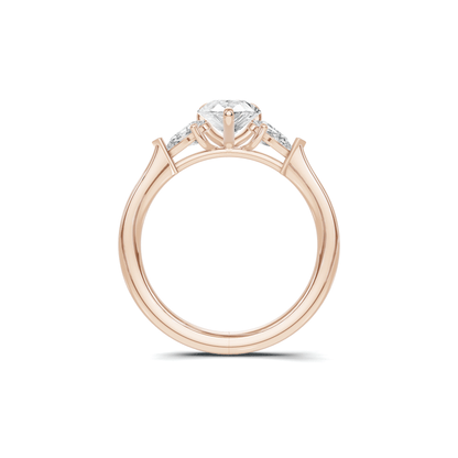 Grand Elegant Three Stone Ring
