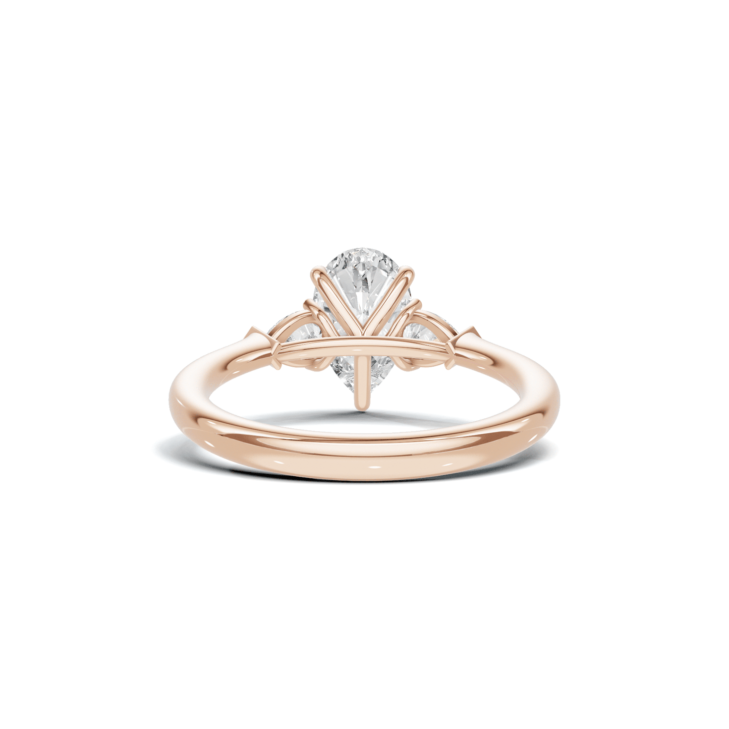 Grand Elegant Three Stone Ring