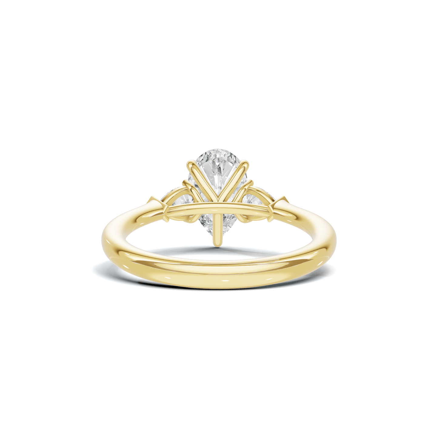Grand Elegant Three Stone Ring
