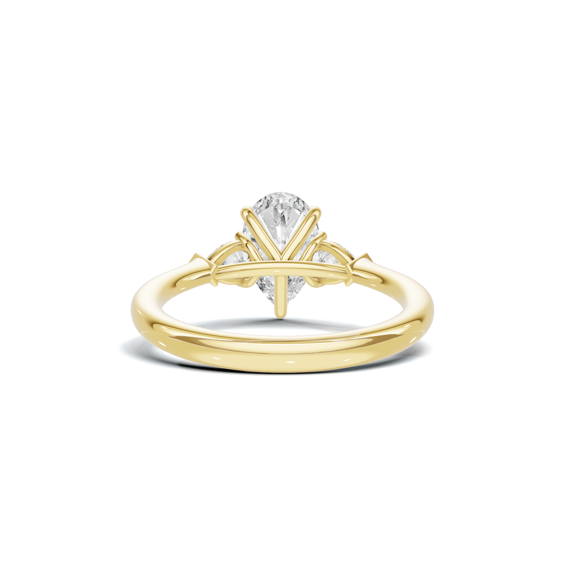 Grand Elegant Three Stone Ring