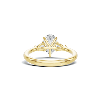 Grand Elegant Three Stone Ring