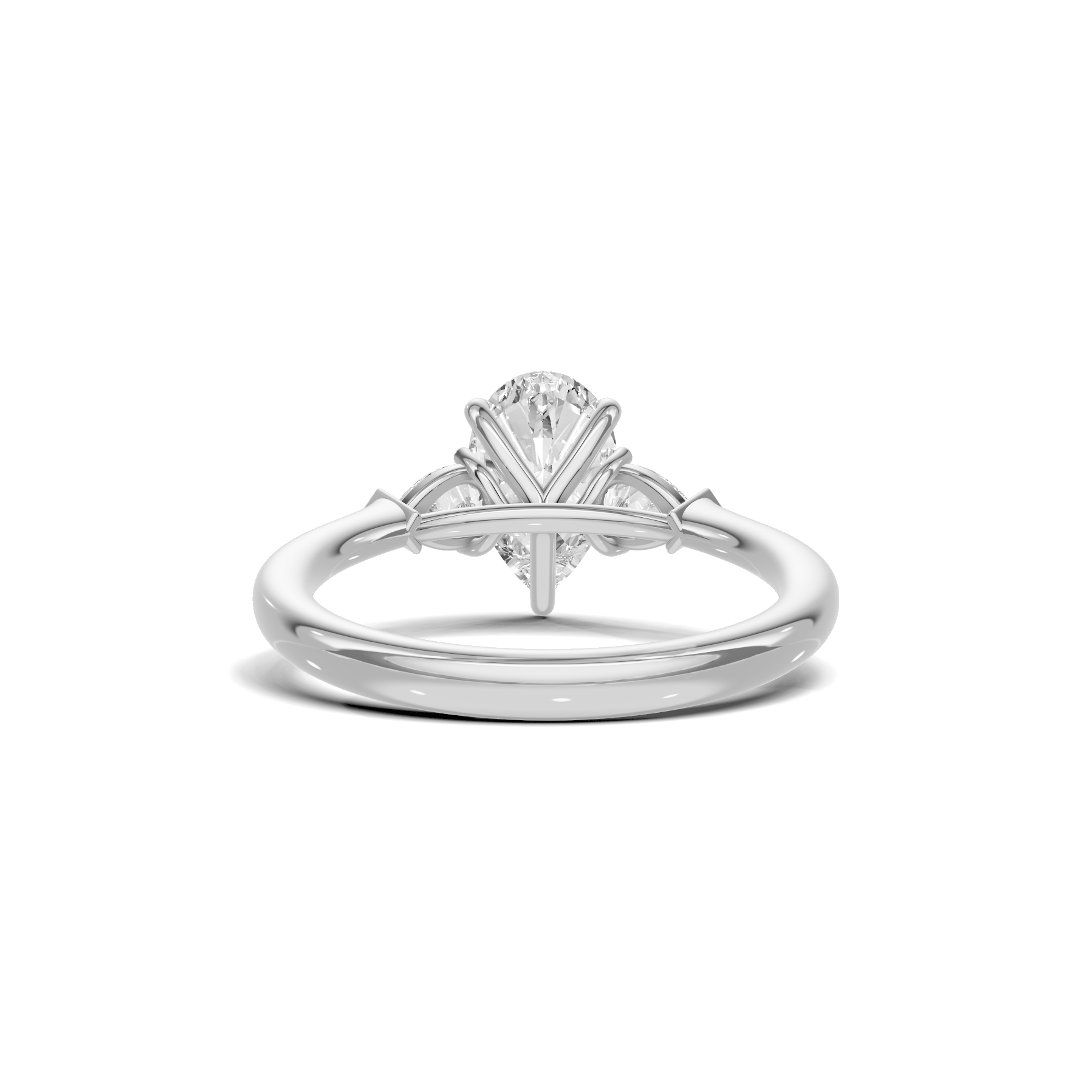 Grand Elegant Three Stone Ring