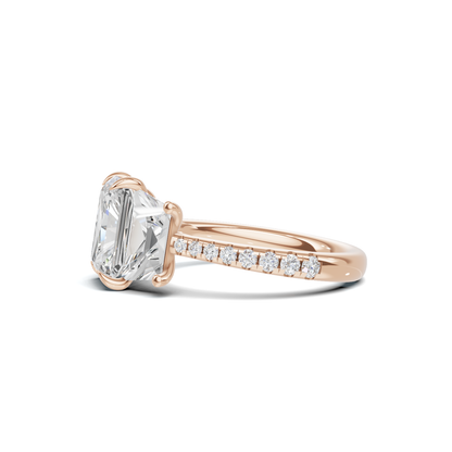Grand Elegant Trapezoid Accent Ring