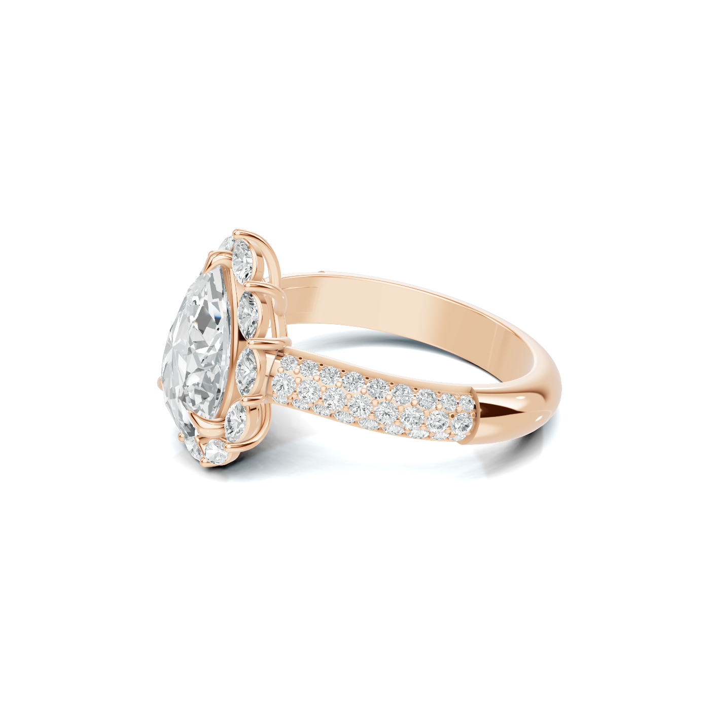 Grand Halo Statement Ring
