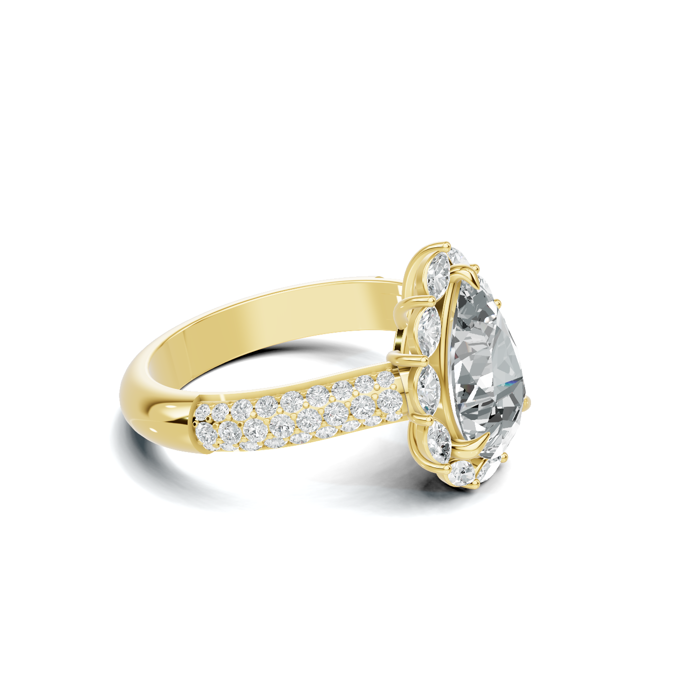 Grand Halo Statement Ring