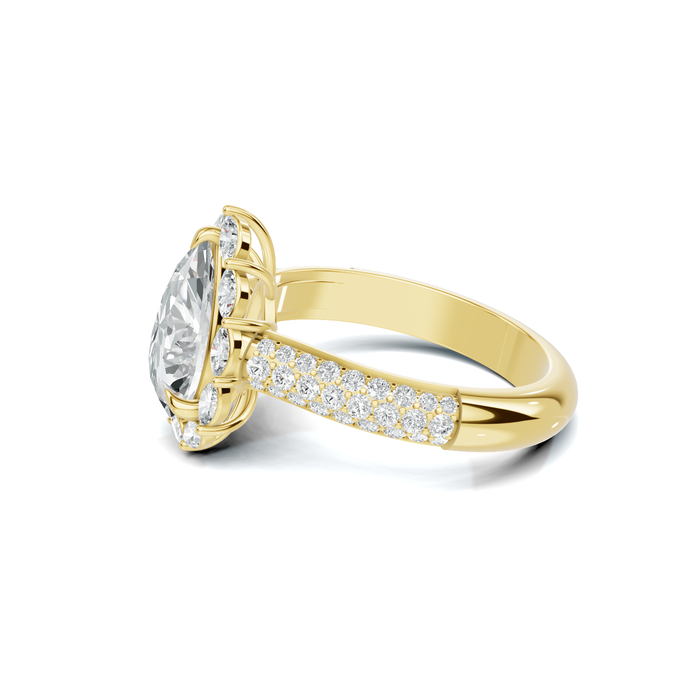 Grand Halo Statement Ring