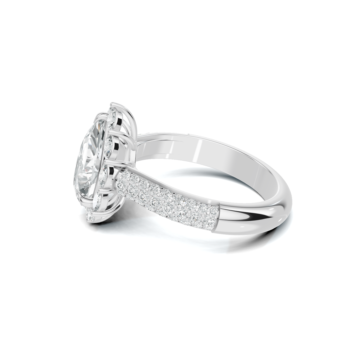 Grand Halo Statement Ring