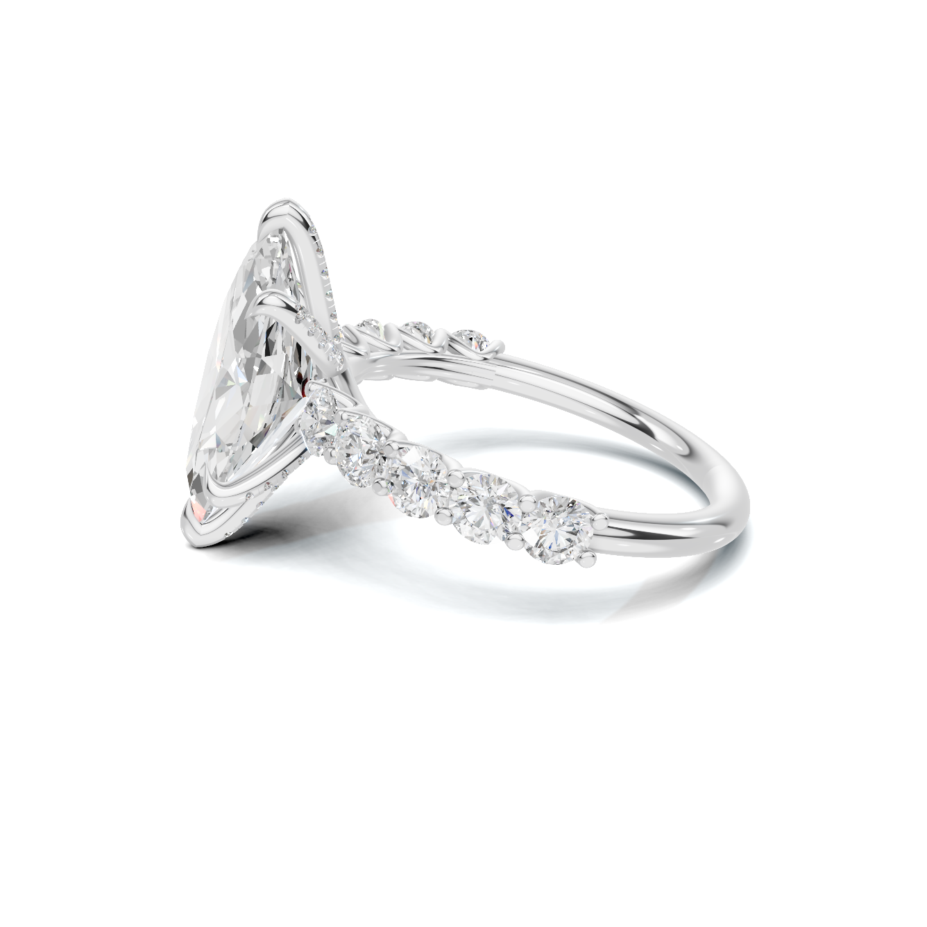 Grand Marquise Accent Ring