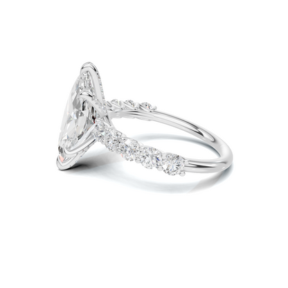 Grand Marquise Accent Ring