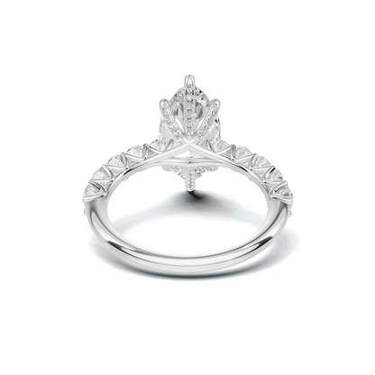 Grand Marquise Accent Ring