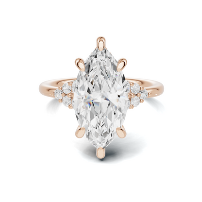 Grand Marquise Cluster Ring