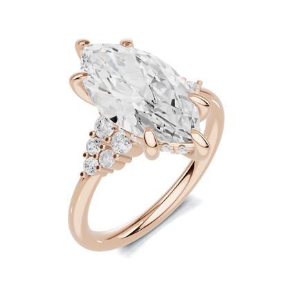Grand Marquise Cluster Ring