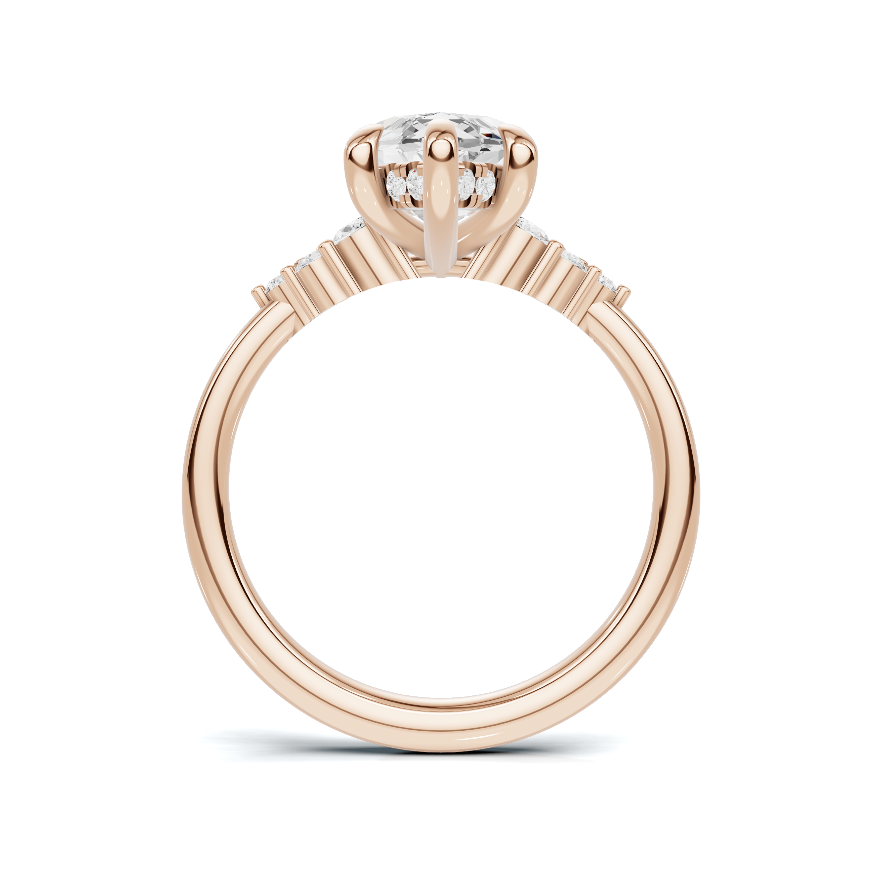 Grand Marquise Cluster Ring