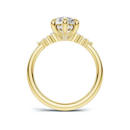 Grand Marquise Cluster Ring