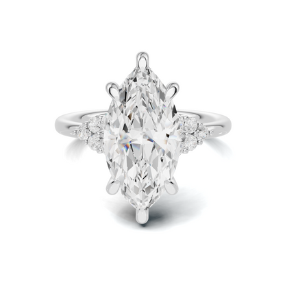 Grand Marquise Cluster Ring