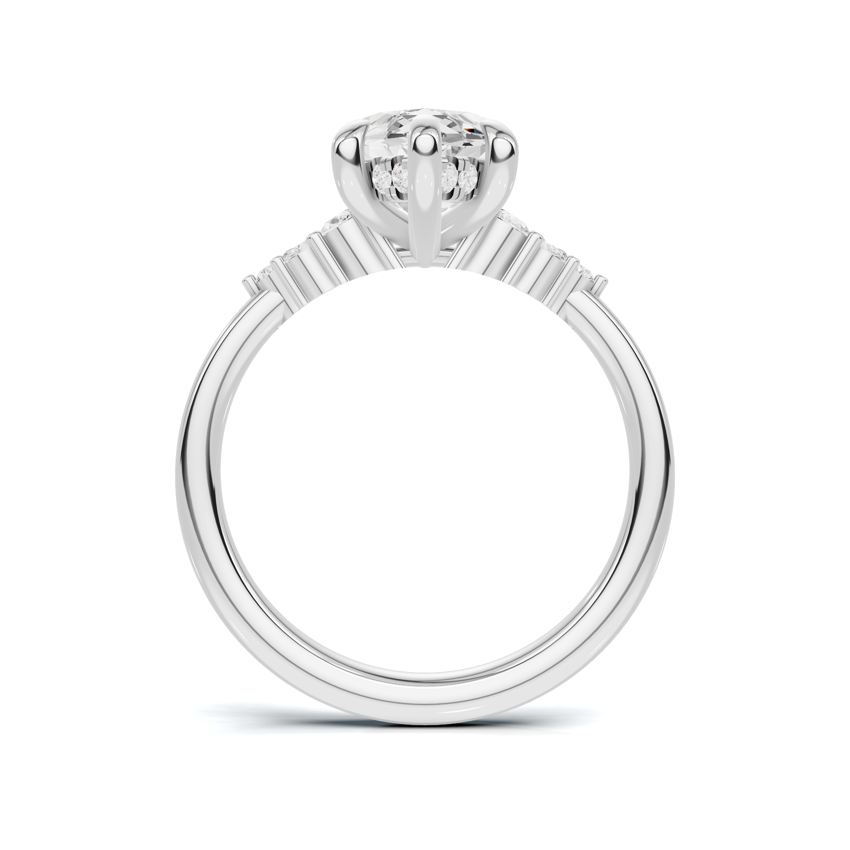 Grand Marquise Cluster Ring