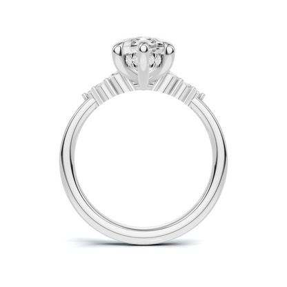 Grand Marquise Cluster Ring