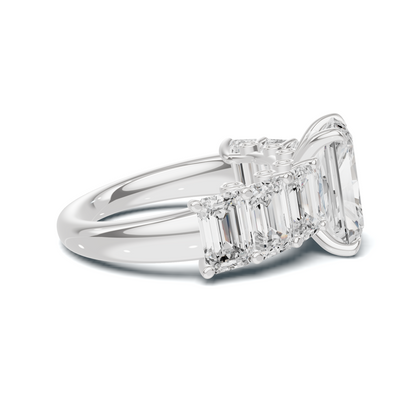 Grand Multi Stone Band Ring