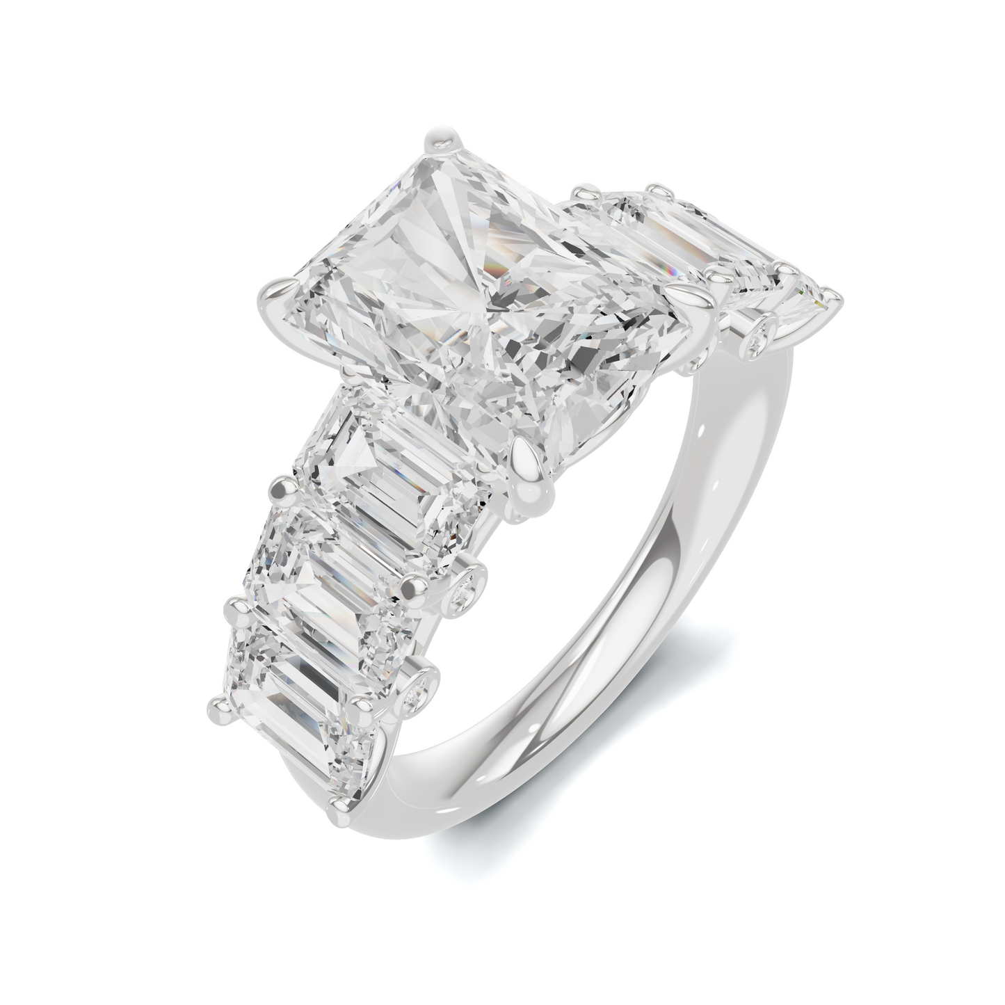 Grand Multi Stone Band Ring