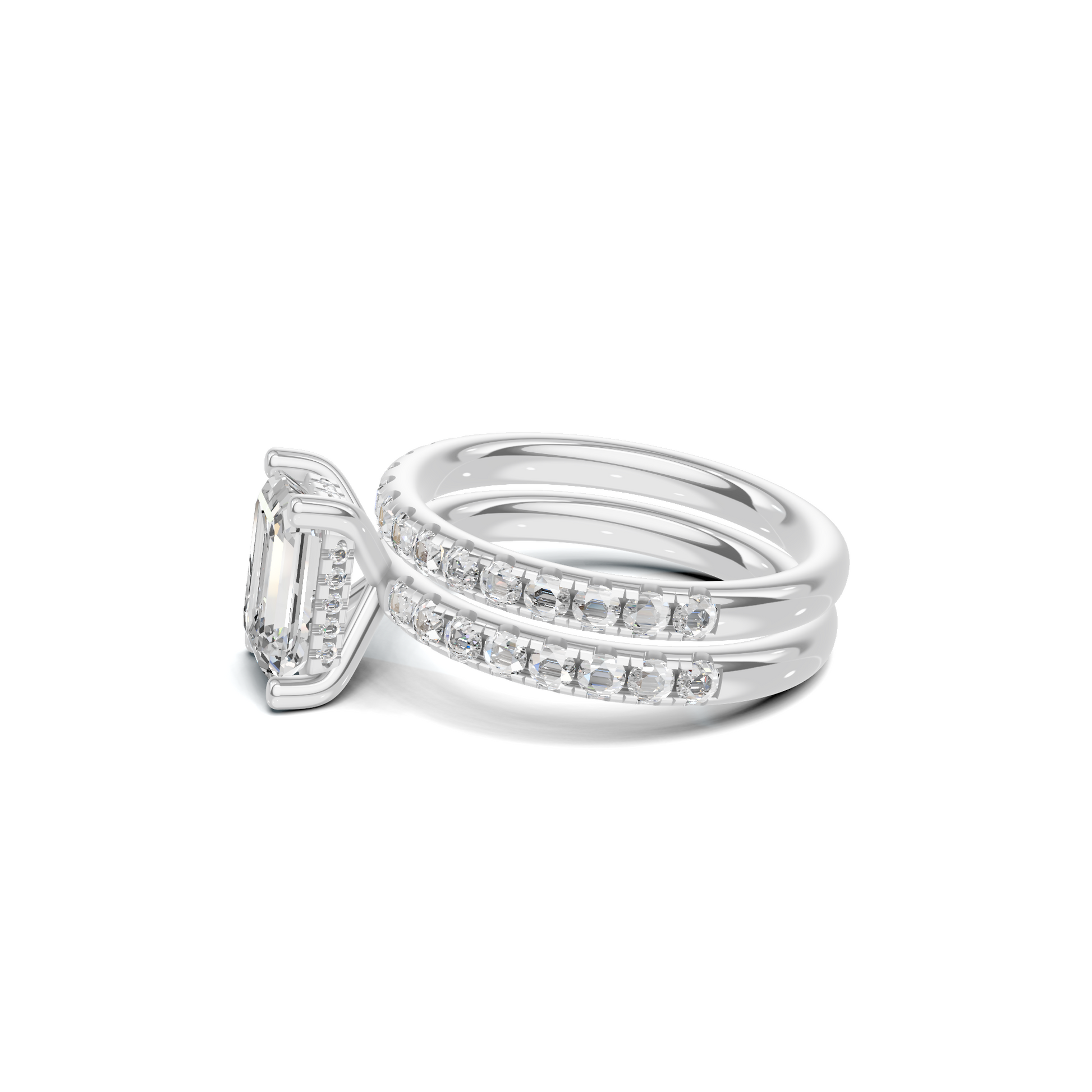 Grand Pave Bridal Ring