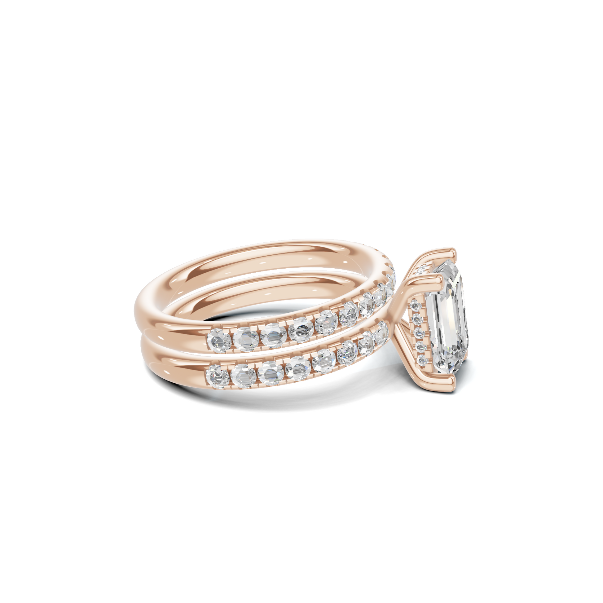 Grand Pave Bridal Ring