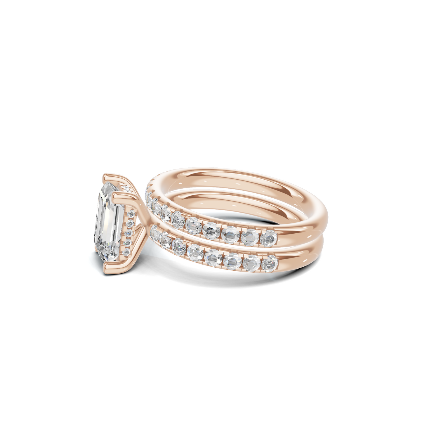 Grand Pave Bridal Ring
